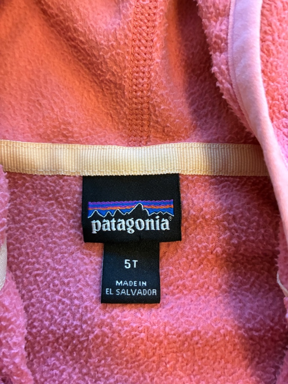 Patagonia Girls Micro D Fleece Jacket Pink, 5T - Picture 5 of 10